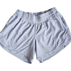 lululemon hotty hot pastel blue color 4” tall